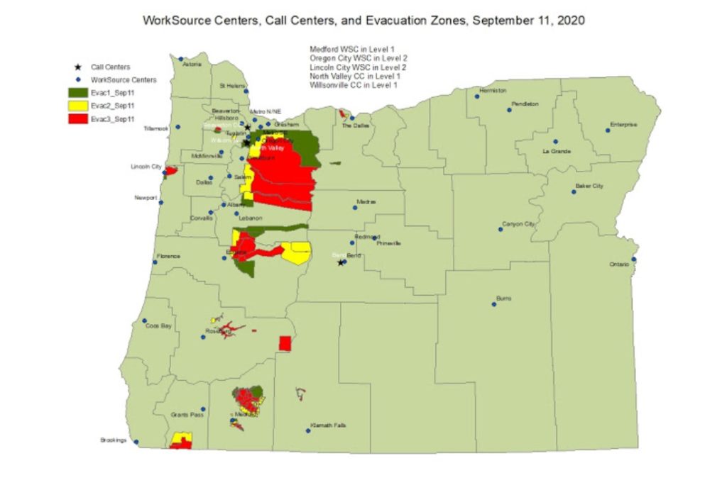 Businesses and Jobs in Evacuation Zones